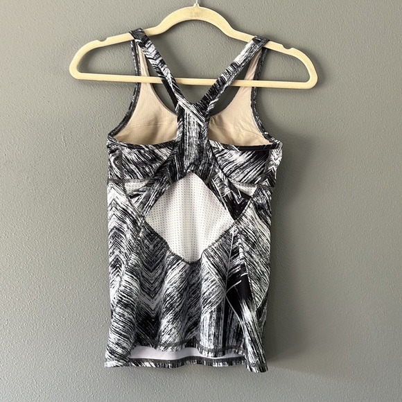 Lululemon Crossback Tank Heat Wave White Black / White - Picture 5 of 12